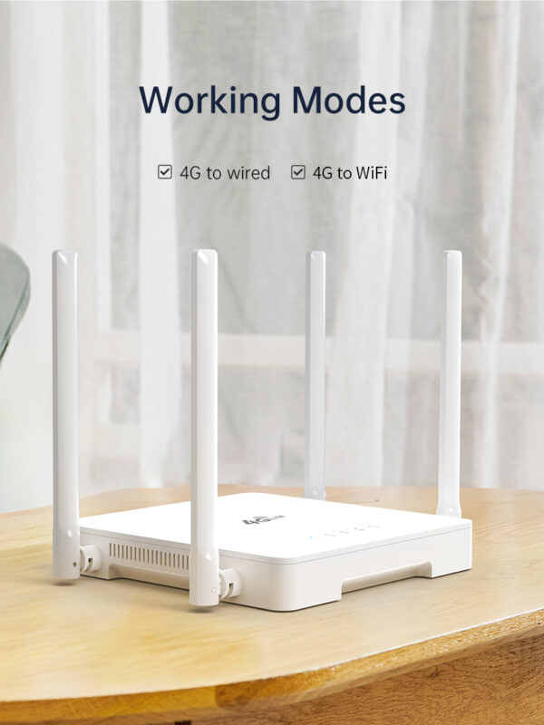 Plery R602 4g lte router 300mbps CAT4 wifi router - Image 2