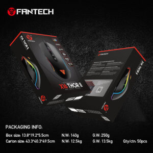 Fantech X16 V2 THOR II MACRO RGB GAMING MOUSE