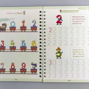 Sank Magic Practice Copy Book (4 Books + 10 Pens) - Magic Book