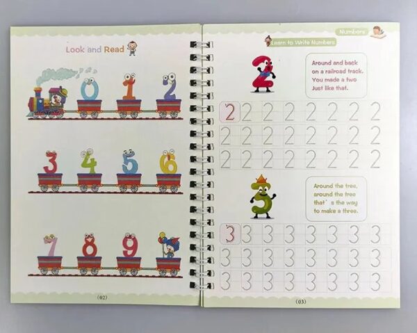 Sank Magic Practice Copy Book (4 Books + 10 Pens) - Magic Book - Image 8
