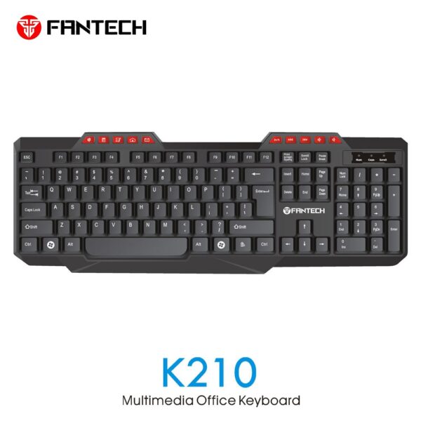 FANTECH K210 Multimedia Office Keyboard - Image 3