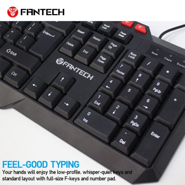 FANTECH K210 Multimedia Office Keyboard - Image 5