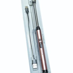 Windproof Arc Pulse Fire Igniter 360 Degree Free Rotation BBQ Stove Lighter USB Rechargeable Electric Candle Lighter