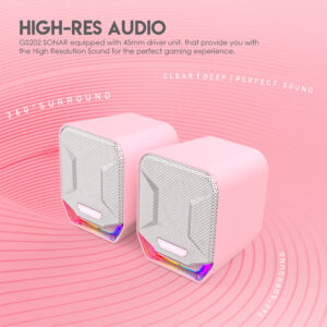Fantech SONAR GS202 GAMING SPEAKER SAKURA EDITION PINK