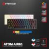 FANTECH ATOM AIR61 MK311 LOW-PROFILE MECHANICAL GAMING KEYBOARD