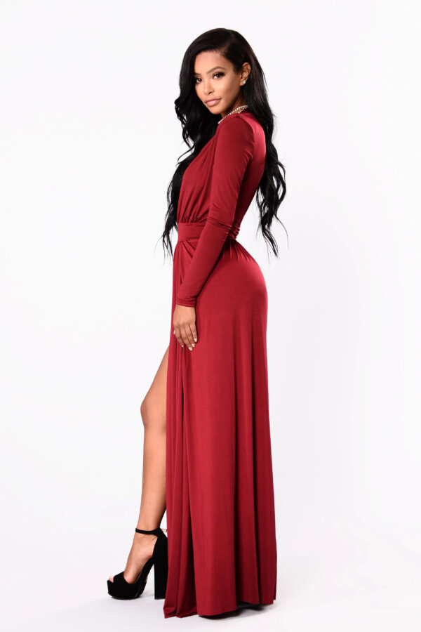 High Slits Spress Maxi Dress - Image 3