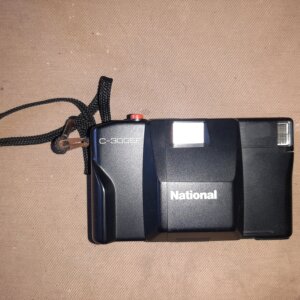 National C-300EF 35mm Auto Pop-Out Flash Vintage Camera