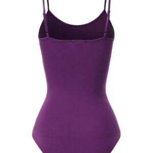 Thin Strappy Sleeveless Cami Bodysuit