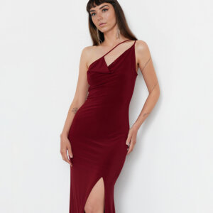 V- NECKLINE MAXI DRESS