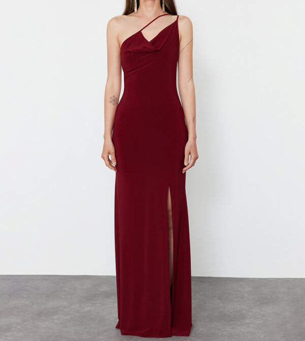 V- NECKLINE MAXI DRESS - Image 4