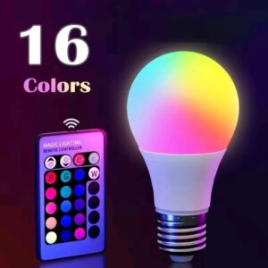 16 Color RGB LED Light Bulb with Remote Control