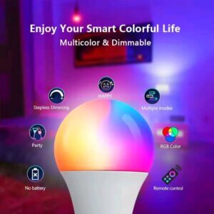 16 Color RGB LED Light Bulb with Remote Control