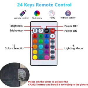 16 Color RGB LED Light Bulb with Remote Control