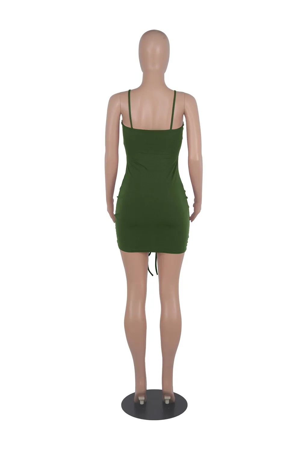 Spaghetti Strap Bodycon Midi Dress - Image 5