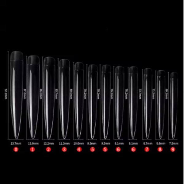 110pcs/Bag 4XL Extra Long Stiletto False Nail - Image 2