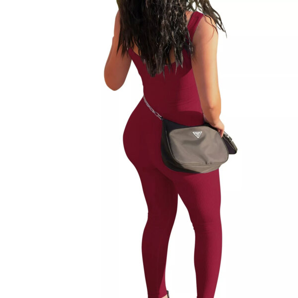 Seamless One-Piece Jumpsuit - Image 2