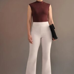 Rib Top With Cap Sleeves