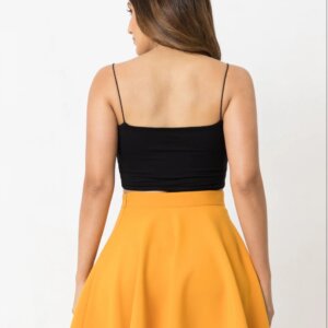 High waisted skater skirt