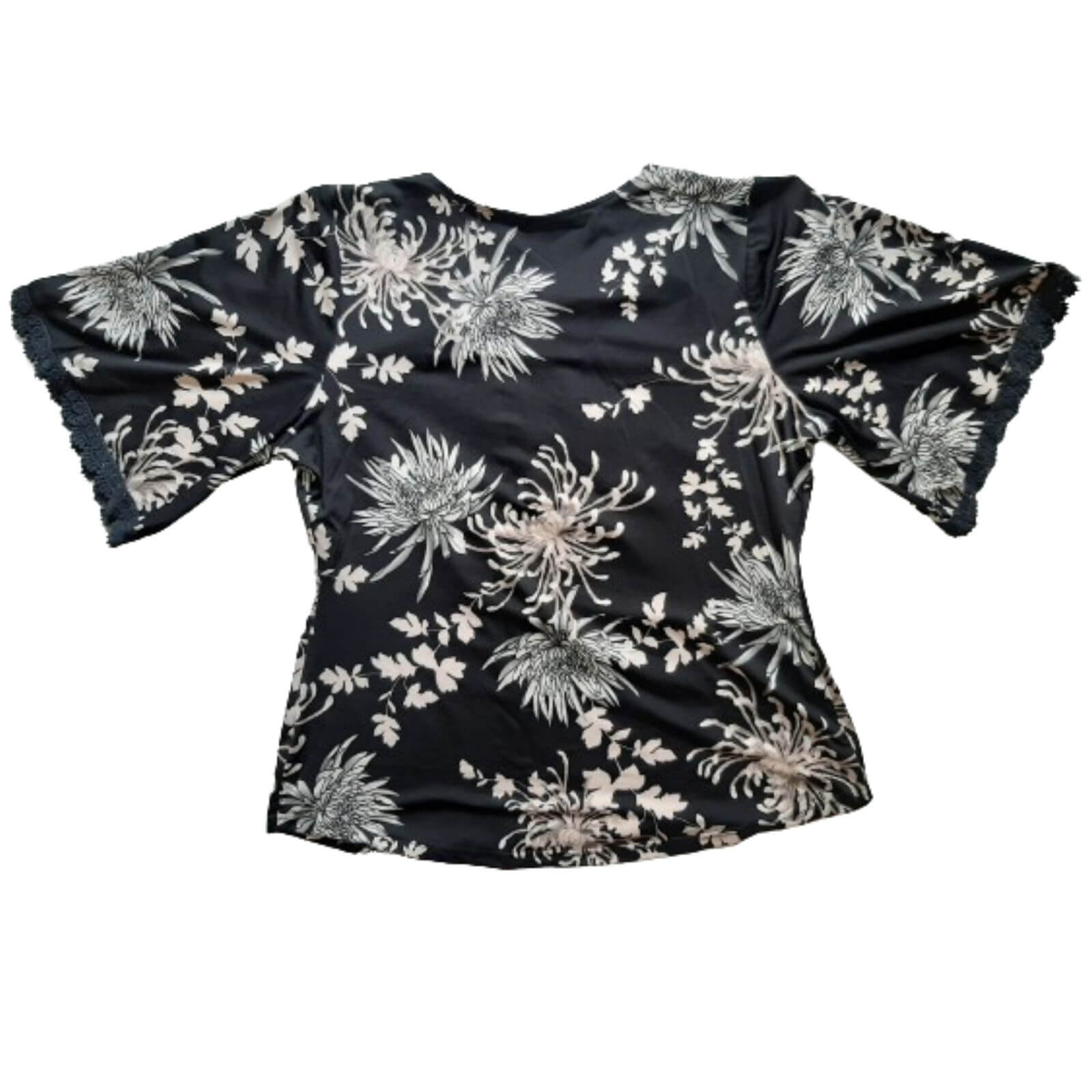 Embroidered 3/4 Sleeve Blouse - Image 4