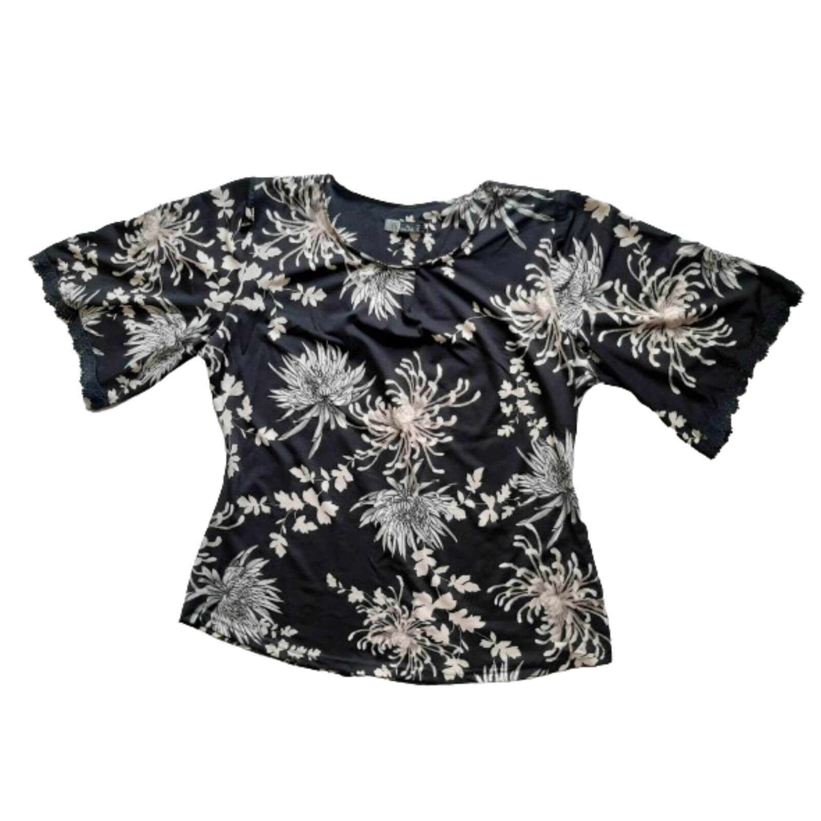 Embroidered 3/4 Sleeve Blouse - Image 2