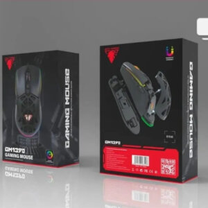JEDEL GM1390 is a ergonomic 7D RGB gaming mouse featuring a lightweight honeycomb shell, adjustable DPI (up to 7200)