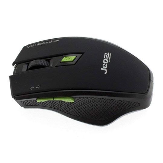 JEDEL W400 Wireless Optical Gaming Mouse - 2.4Ghz 1600dpi- Black - Image 2