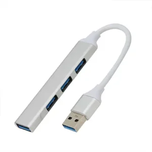 USB 3.0 Hub For Notebook – USB 3.0 4 Port – Aluminium