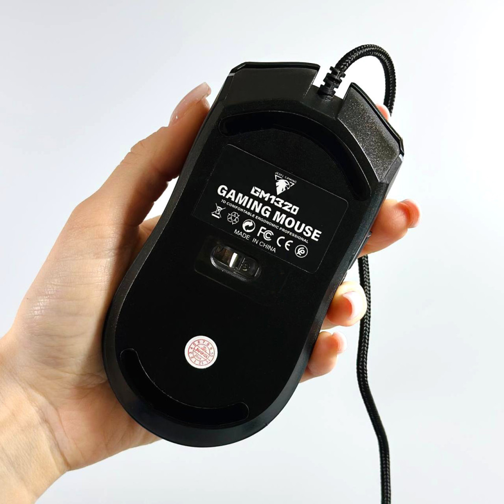 JEDEL GM1320 RGB LIGHT WIRED GAMER MOUSE - Image 3