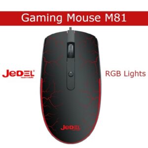 JEDEL M81 Gaming Mouse - High-Performance Precision, Ergonomic Design,