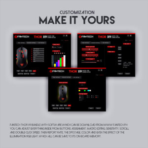 Fantech X16 V2 THOR II MACRO RGB GAMING MOUSE