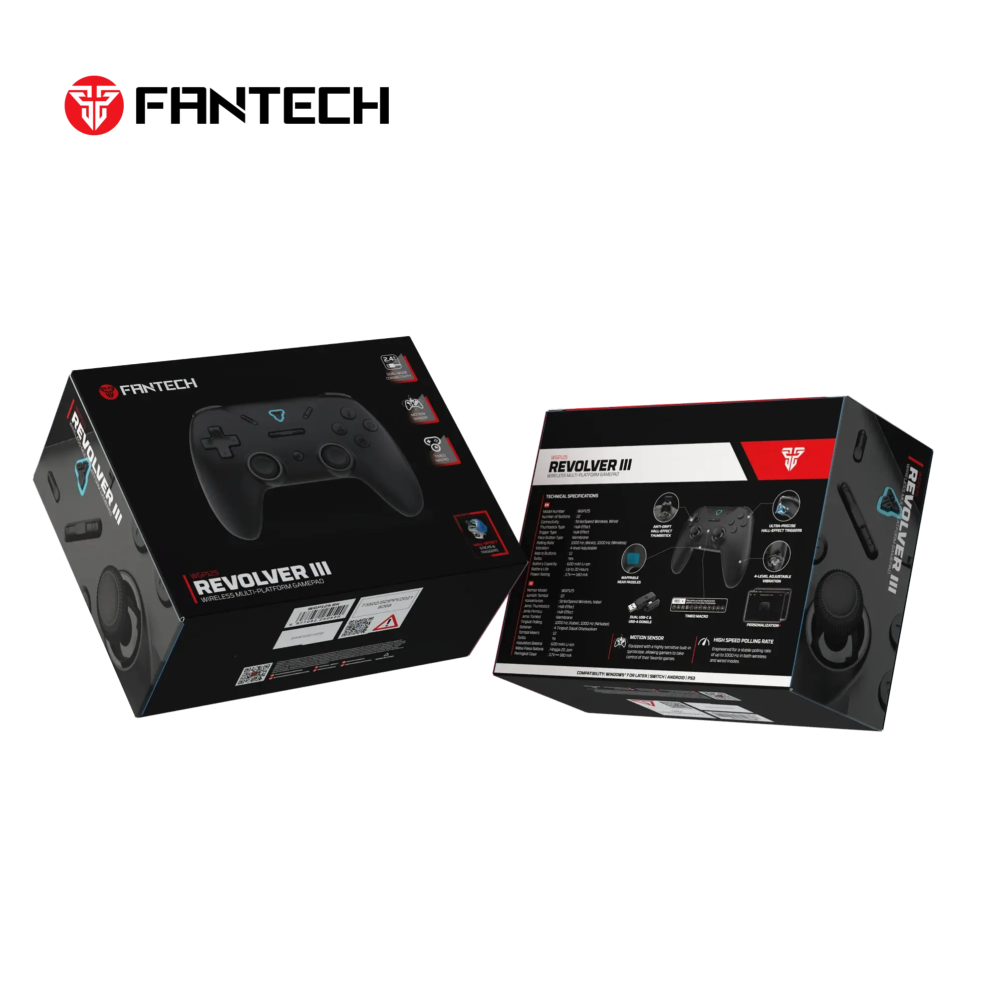 FANTECH REVOLVER III WGP12S WIRELESS MULTI-PLATFORM GAMING CONTROLLER - Image 3