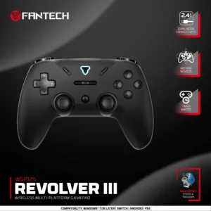 FANTECH REVOLVER III WGP12S WIRELESS MULTI-PLATFORM GAMING CONTROLLER