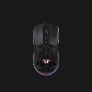 JEDEL GM1390 is a ergonomic 7D RGB gaming mouse featuring a lightweight honeycomb shell, adjustable DPI (up to 7200)