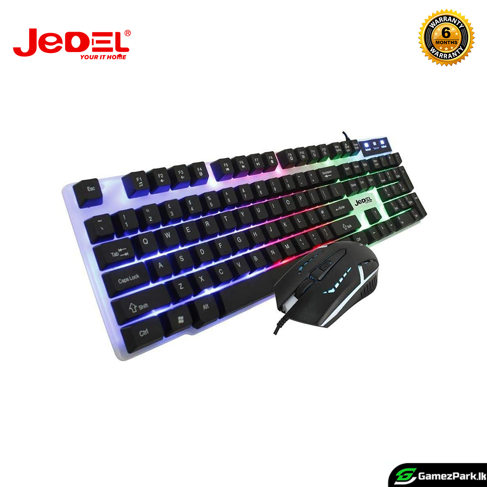 JEDEL GK-100 Pro Gaming RGB Keyboard and Mouse Combo - Image 2