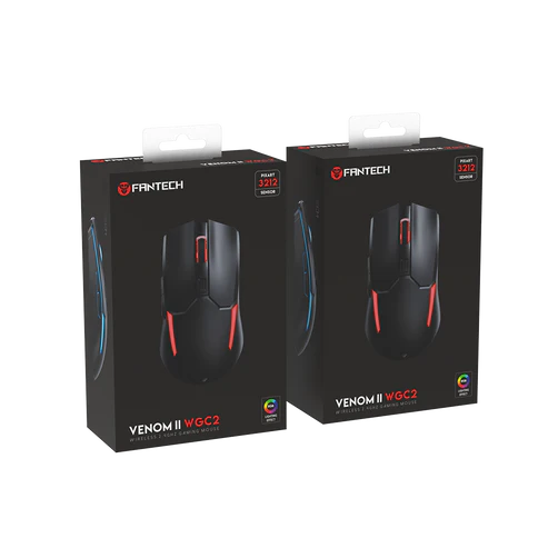 Fantech VENOM II WGC2 BLACK WIRELESS MOUSE - Image 4