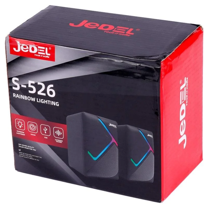 JEDEL S-526 RGB MINI COMPUTER SPEAKER SYSTEM - Image 3