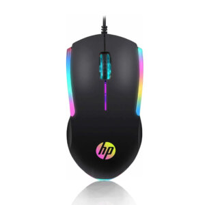 HP M160 Wired Gaming Mouse with High Performance Optical 7 Colors Rainbow LED