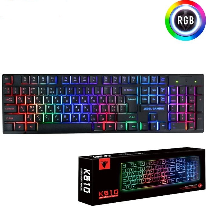Jedel K510 Brand New Gaming Backlight Keyboard - Image 2