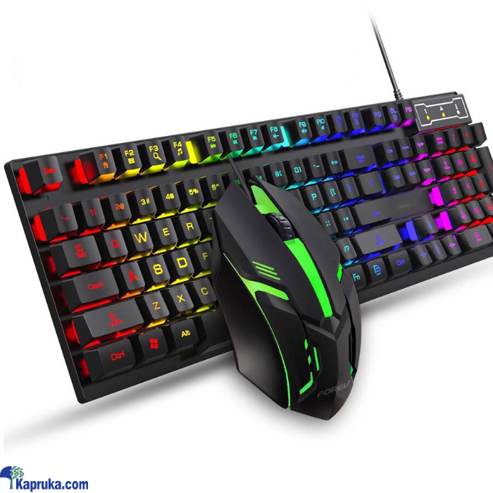 JEDEL GK106 RGB Wired Black Pro Gaming Keyboard and Mouse Combo - Image 3