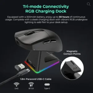 JEDEL WD139 Lightweight Wireless Gaming Mouse