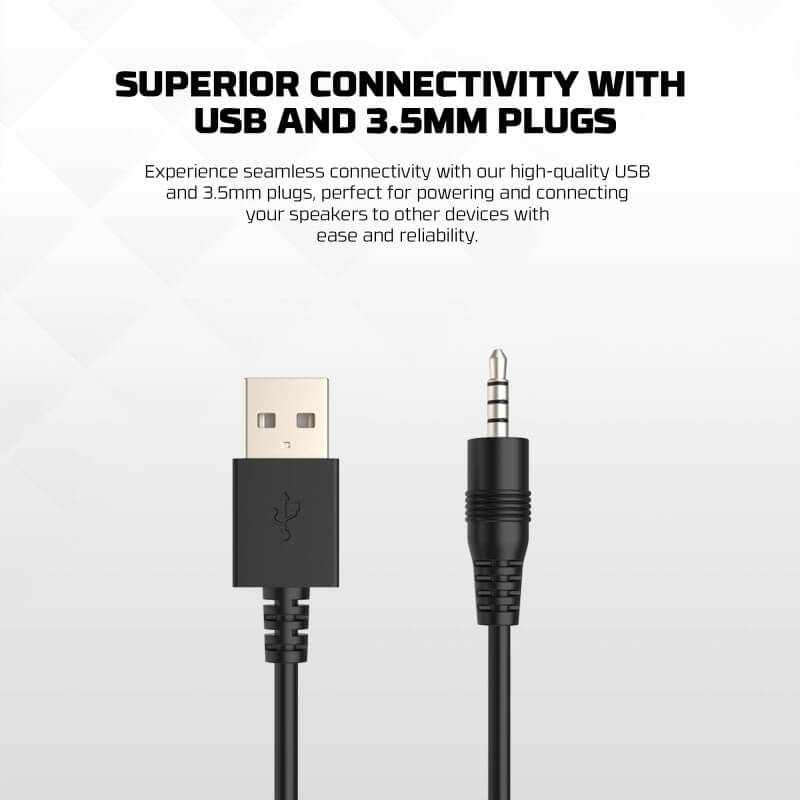 FANTECH GS206 LITE GROOVE BAR WIRED GAMING SPEAKER - Image 4