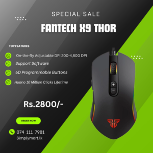 Fantech X16 V2 THOR II MACRO RGB GAMING MOUSE