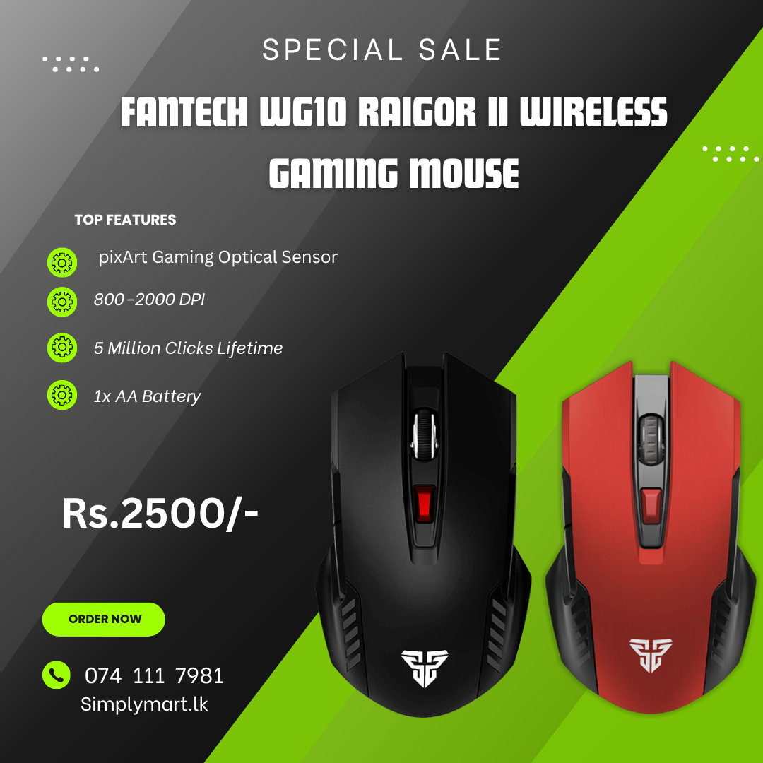 FANTECH WG10 RAIGOR II WIRELESS MOUSE