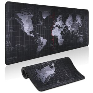 High Quality World Map Professional Large Gaming Mouse Pad (80 x 30 x 0.2cm)