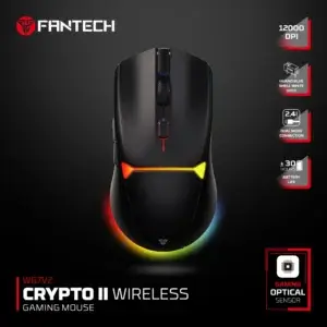 FANTECH WG7V2 CRYPTO II Wireless Gaming Mouse Black