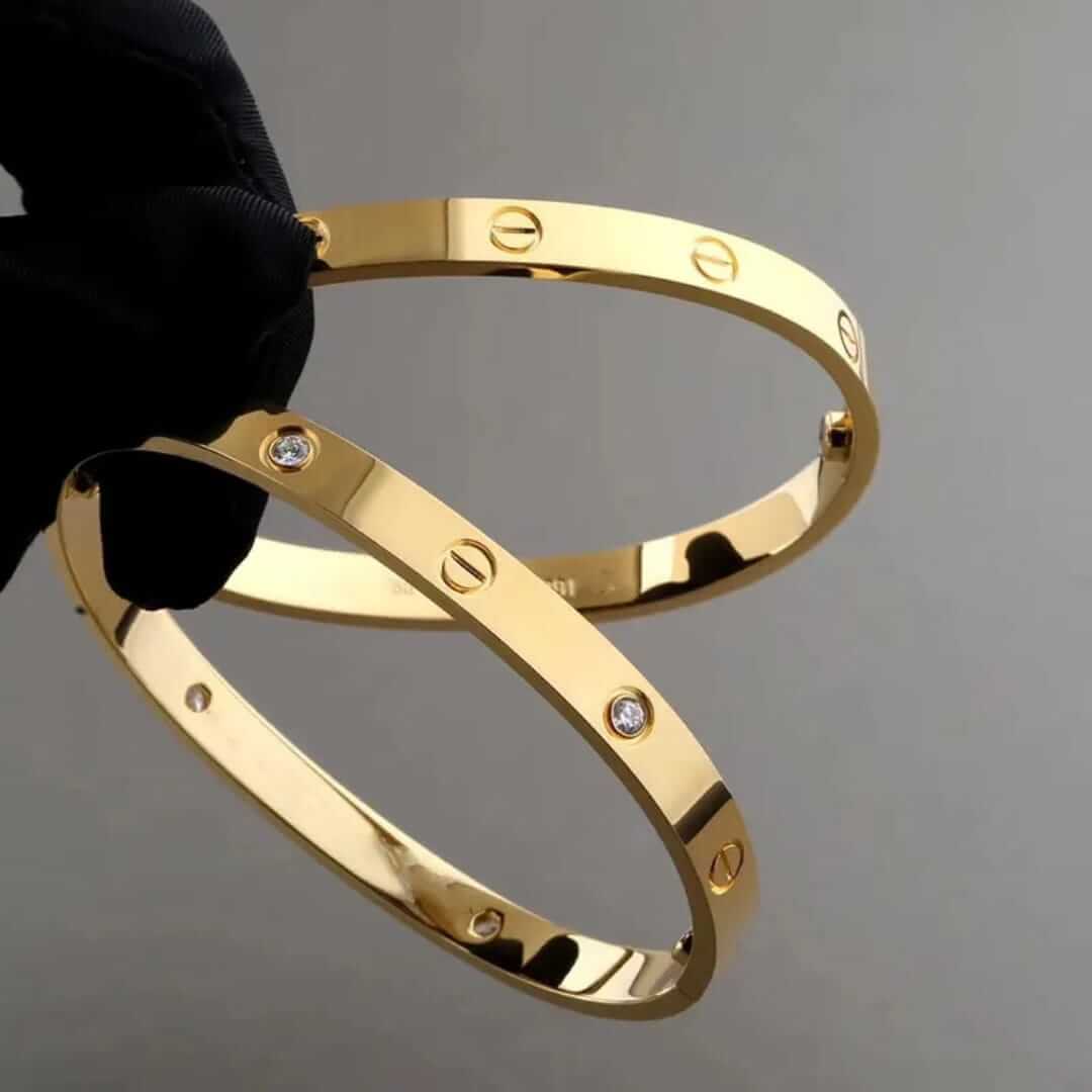Cartier Love Bracelet 24k Gold Plated, Non Fade, No Damage 100% Guarantee - Image 5
